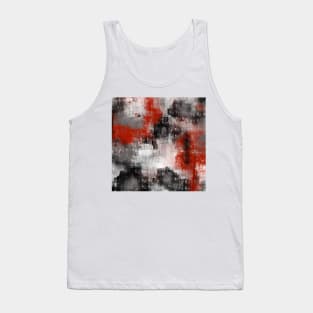 Pop modern red and black Tank Top